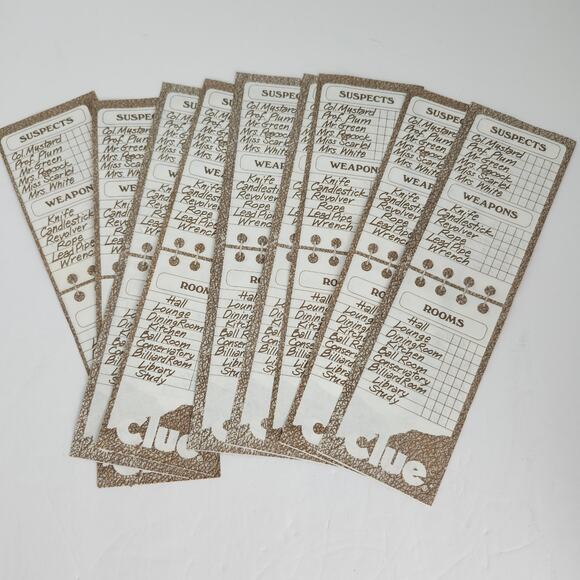 Clue Vintage Classic Board Game 1986 Complete Parker Bros. Game Night Detective - Picture 10 of 16